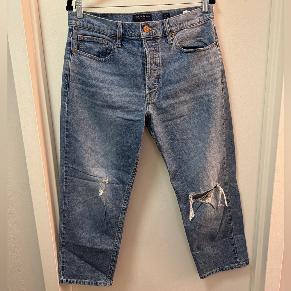 Lucky Brand Relaxed Taper Jeans | Women’s Casual Straight-Leg Denim Pants
